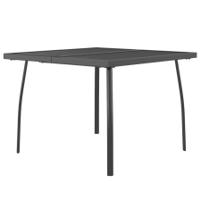 vidaXL antracitszürke acélhálós kerti asztal 100 x 100 x 72 cm (362732) kerti bútor
