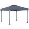 vidaXL Antracitszürke alumíniumpavilon 300 x 300 cm
