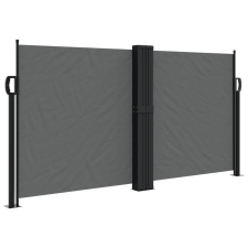 vidaXL antracitszürke behúzható oldalsó napellenző 120 x 1000 cm (4004793) kerti bútor