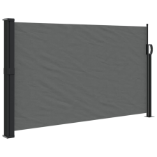vidaXL antracitszürke behúzható oldalsó napellenző 120 x 500 cm (4004413) kerti bútor
