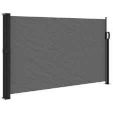 vidaXL antracitszürke behúzható oldalsó napellenző 120 x 600 cm (4004503) kerti bútor