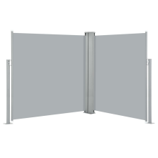vidaXL antracitszürke behúzható oldalsó napellenző 140 x 600 cm kerti bútor