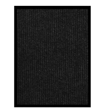 vidaXL Antracitszürke csíkos lábtörlő 60 x 80 cm lakástextília