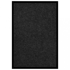 vidaXL antracitszürke csíkos lábtörlő 80 x 120 cm lakástextília