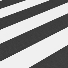 vidaXL antracitszürke-fehér oxford-szövet erkélyparaván 90 x 400 cm (134881) kerti bútor