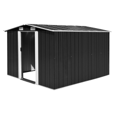 vidaXL Antracitszürke fém kerti fészer 257 x 298 x 178 cm kerti tárolás