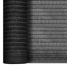 vidaXL antracitszürke HDPE belátásgátló háló 1 x 50 m 195 g/m² (149301) kerti bútor
