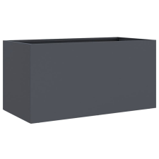vidaXL antracitszürke hidegen hengerelt acél növénytartó 62x30x29 cm (841591) kerti tárolás