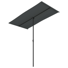 vidaXL antracitszürke kültéri napernyő alumíniumrúddal 180 x 110 cm  (47330) kerti bútor