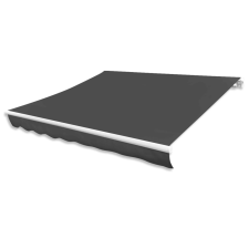 vidaXL antracitszürke napellenző ponyva 400 x 300 cm kerti bútor