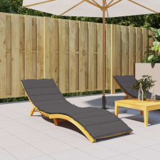 vidaXL antracitszürke oxford szövet napozóágy párna 200 x 70 x 3 cm kerti bútor