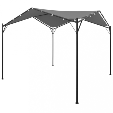 vidaXL antracitszürke pavilon 4 x 4 m kerti bútor