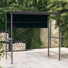 vidaXL antracitszürke pavilon tetővel 220 x 110 x 200 cm kerti bútor