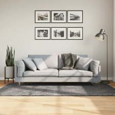 vidaXL antracitszürke rövid szálú puha és mosható szőnyeg 120 x 170 cm lakástextília