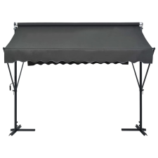 vidaXL antracitszürke szabadon álló napellenző 300 x 300 cm (145885) kerti bútor