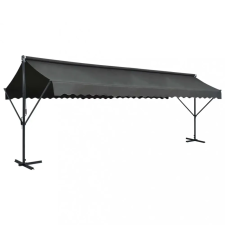 vidaXL antracitszürke szabadon álló napellenző 600 x 300 cm kerti bútor