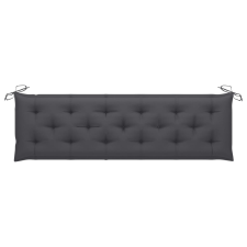 vidaXL antracitszürke szövet kerti padpárna 180 x 50 x 7 cm kerti bútor