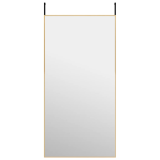 vidaXL arany üveg és alumínium ajtótükör 50x100 cm (327420) bútor