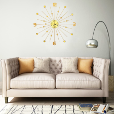 vidaXL aranyszínű fém falióra 70 cm falióra