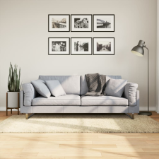 vidaXL aranyszínű hosszú szálú bozontos modern szőnyeg 100 x 200 cm lakástextília