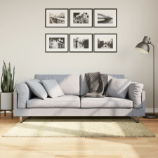 vidaXL aranyszínű hosszú szálú bozontos modern szőnyeg 80 x 150 cm lakástextília