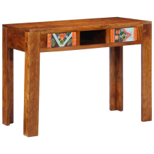 vidaXL Asztal 100x50x75 cm Tömör Fa Akácfa íróasztal