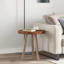 vidaXL Asztallap Egyéb sötétbarna Ø 50 x 4 cm Masszív tölgyfa bútor