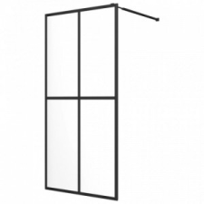 vidaXL Átlátszó edzett üveg zuhanyfal 80 x 195 cm kád, zuhanykabin