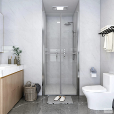 vidaXL átlátszó ESG zuhanyajtó 86 x 190 cm kád, zuhanykabin