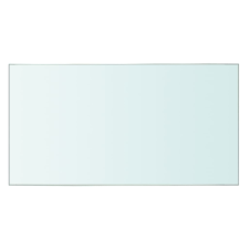 vidaXL Átlátszó üvegpolc panel 30x12 cm (243807) bútor