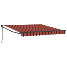vidaXL Automatikus Behúzható Napellenző Narancs és Barna 300x250 cm (3329948) kerti bútor