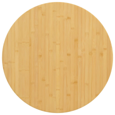 vidaXL bambusz asztallap Ø70 x 4 cm bútor