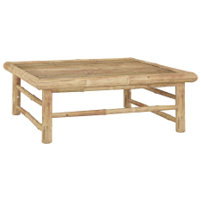 vidaXL bambusz kerti asztal 65 x 65 x 30 cm kerti bútor