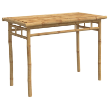 vidaXL bambusz kerti étkezőasztal 110 x 55 x 75 cm (368031) kerti bútor