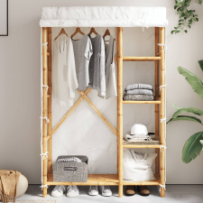 vidaXL bambusz ruhásszekrény 110 x 45 x 170 cm bútor