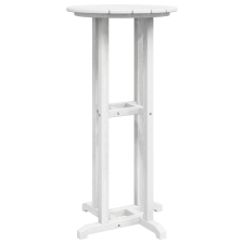 vidaXL Bárasztal Fehér 55x55x107 cm HDPE (42006607) kerti bútor