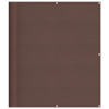 vidaXL barna 100% oxford poliészter erkélyparaván 120 x 700 cm (4000396)
