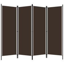 vidaXL barna 4 paneles paraván 200 x 180 cm (320720) bútor