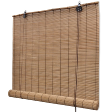 vidaXL Barna Bambusz Roló 80 x 160 cm lakástextília