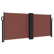 vidaXL barna behúzható oldalsó napellenző 100 x 600 cm (4004584) kerti bútor