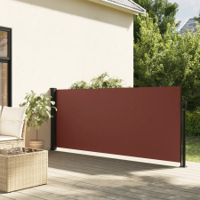 vidaXL barna behúzható oldalsó napellenző 120 x 300 cm kerti bútor
