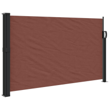 vidaXL barna behúzható oldalsó napellenző 120 x 600 cm (4004494) kerti bútor