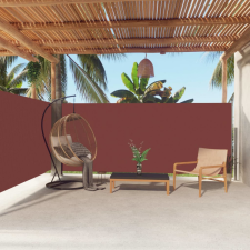vidaXL barna behúzható oldalsó napellenző 160 x 600 cm kerti bútor