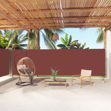 vidaXL barna behúzható oldalsó napellenző 180 x 1000 cm kerti bútor