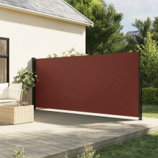vidaXL barna behúzható oldalsó napellenző 180 x 600 cm kerti bútor