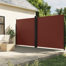 vidaXL barna behúzható oldalsó napellenző 200 x 1000 cm kerti bútor