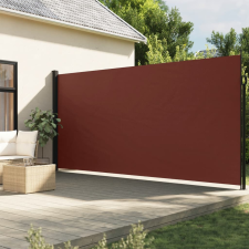 vidaXL barna behúzható oldalsó napellenző 200 x 500 cm kerti bútor