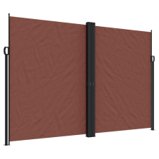 vidaXL barna behúzható oldalsó napellenző 220 x 600 cm (4004674) kerti bútor
