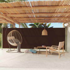 vidaXL barna behúzható oldalsó terasznapellenző 180 x 600 cm kerti bútor
