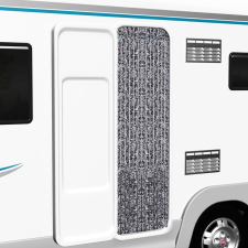 vidaXL barna és bézs zsenília rovarfüggöny 56 x 185 cm lakástextília